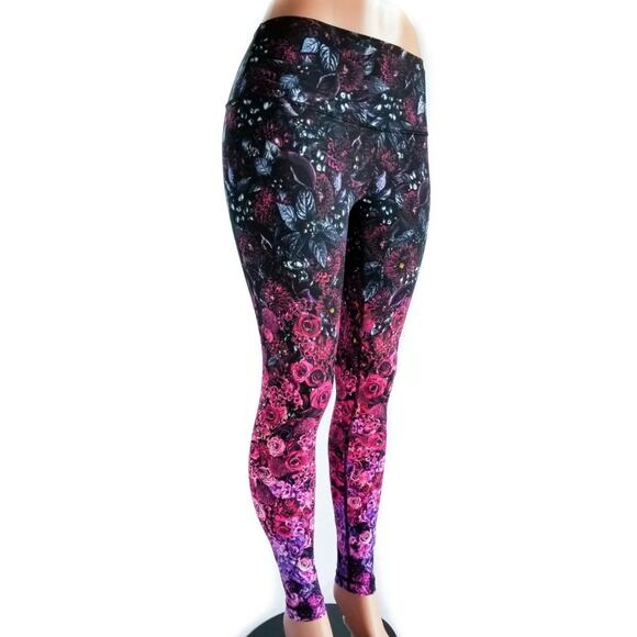 Lululemon Wunder Under Nulux High Rise Tight In Bloom Multi 28" Inseam, Size 6 - Picture 13 of 13